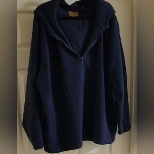 Mens XL Hooded Pull-over Jacket